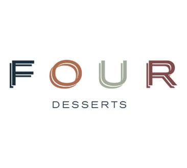 "Four Desserts" logo