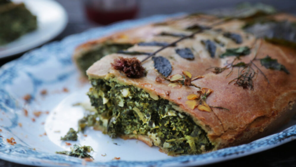 Greens and Feta Pie