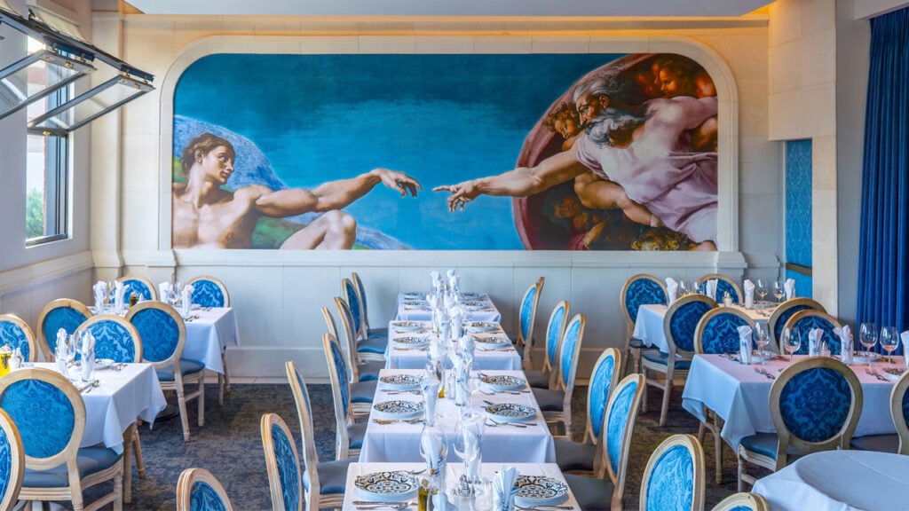 The interior of The Italiano restaurant