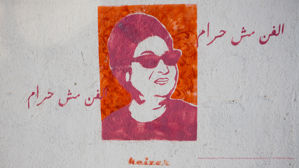 A print of a lady in sunglasses