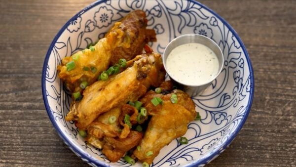 Dole Whip wings at Beginner's Luck