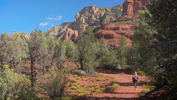 Kristen Keogh hiking for episode 5