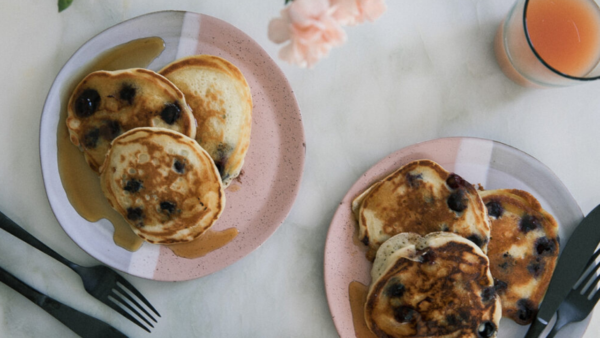 a Blueberry Pancakes recipe from PBS Foods
