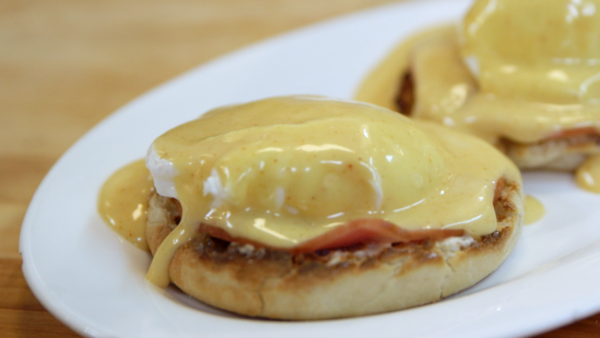 An Eggs Benedict recipes from PBS Foods