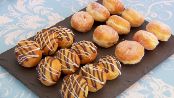 Paul's Chocolate & Raspberry Doughnuts recipe from PBS Foods