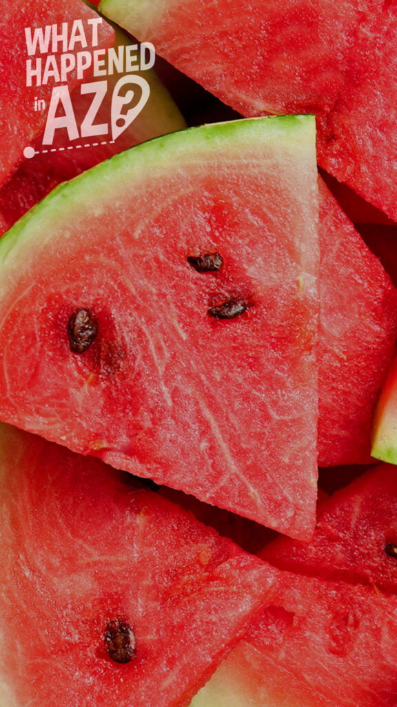 Slices of fresh watermelon