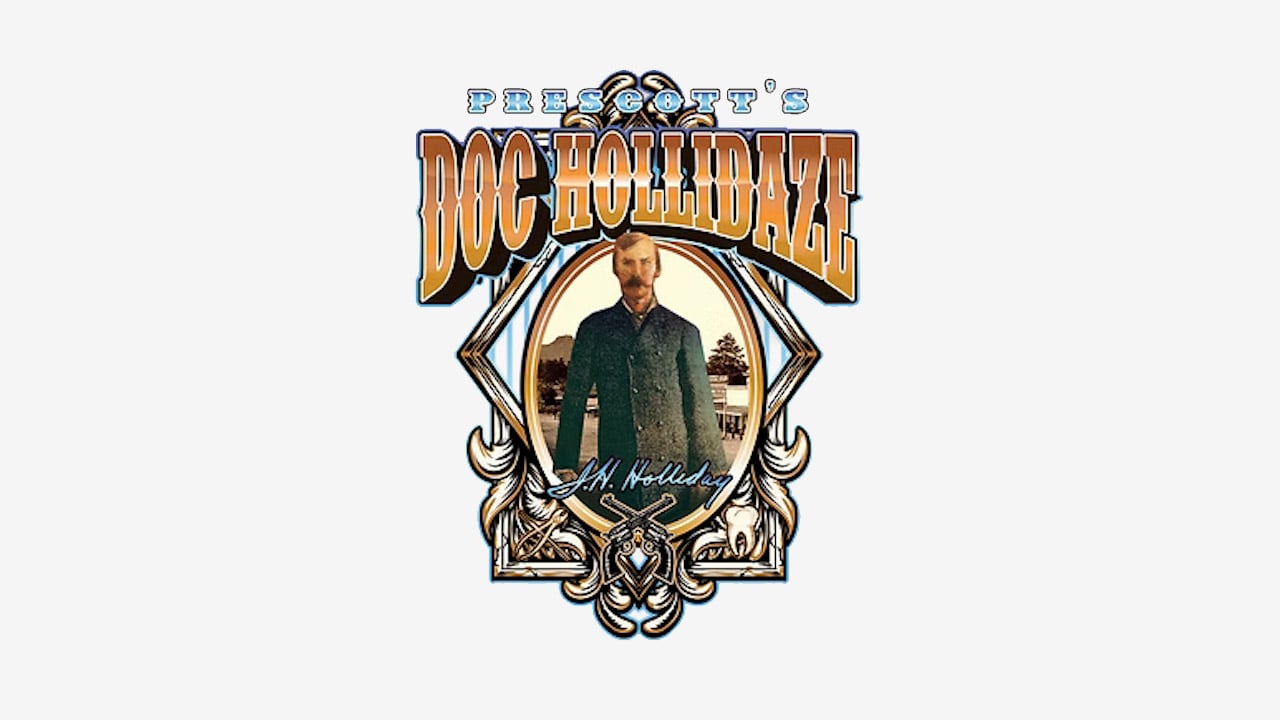 Poster for Prescott's Doc HolliDaze Weekend in Prescott, AZ