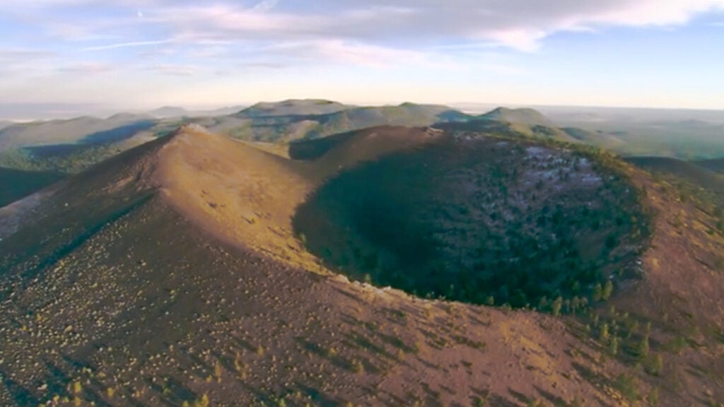 A birds-eye-view of Sunset Crater
