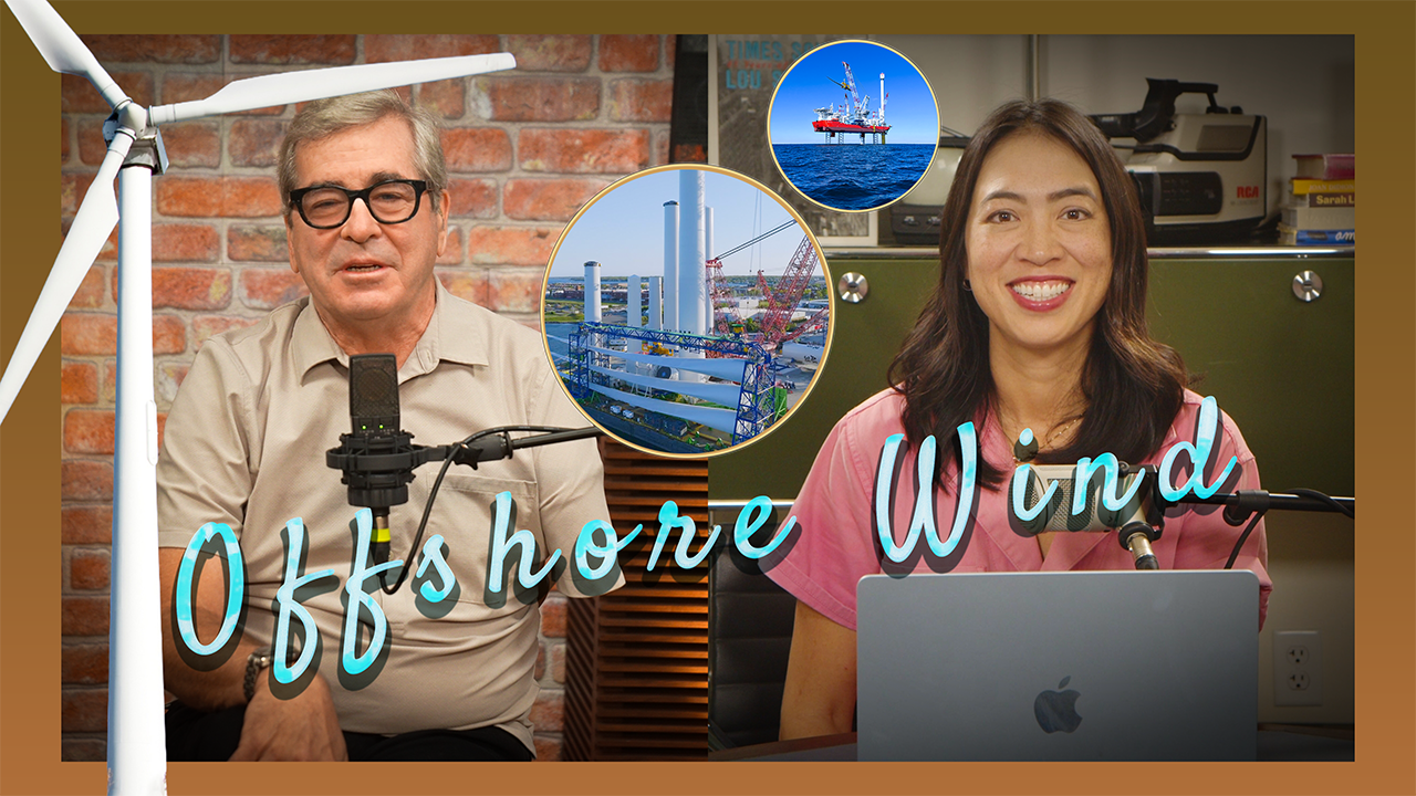 Miles O'Brien and Elise Hu discuss offshore wind energy