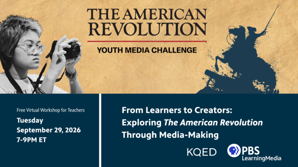 poster for the American Revolution webinar