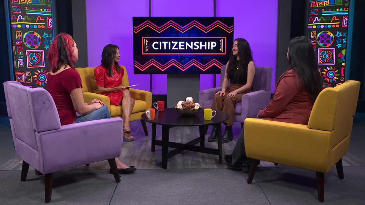 Catherine Anaya and guests on Horizonte